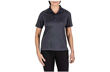 Image of 5.11 Tactical Performance Short Sleeve Polo Shirt - Women's, Charcoal, S, 61165-018-S