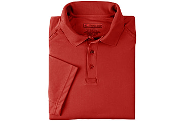 Image of 5.11 Tactical Performance Short Sleeve Polo Shirt - Women's, Range Red, S, 61165-477-S