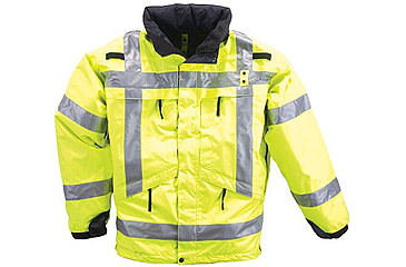 Image of 5.11 Tactical 3-in-1 Reversible High-Vis Parka - Mens, High Vis Yellow, XS, 48033ABR-320-XS