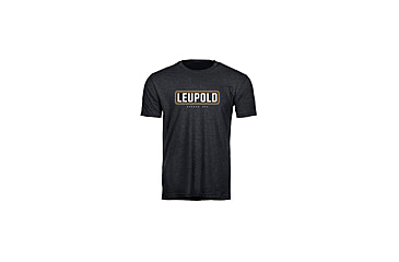 Image of Leupold Retro Stamp T-Shirts - Men's, Charcoal, Extra Large, 184136