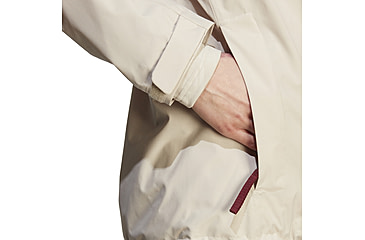 Image of Adidas Terrex Multi Rain Rdy Two-Layer Rain Jacket - Womens, Wonder Beige/Shadow Red, Small, IP3839-S