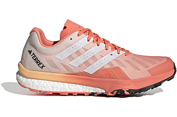Image of Adidas Terrex Speed Ultra Trail Running Shoes - Womens, Coral Fusion/Crystal White/Core Black, 7 US, HR1151-7