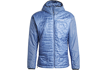 Image of Adidas Terrex Xperior Varilite PrimaLoft Hooded Jacket - Mens, Wonder Steel, Small, IB4232-S