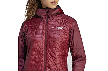 Image of Adidas Terrex Xperior Varilite PrimaLoft Hooded Jacket - Womens, Shadow Red, Large, IB4182-L