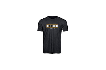 Image of Leupold Retro Stamp T-Shirts - Men's, Charcoal, Medium, 184134