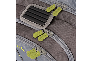 Image of Allen Boulder Creek Fly Fishing Chest Pack, Fits up to 6 Tackle/Fly Boxes, Gray/Lime, 6353