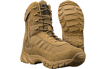 Image of Mens Vengeance SR 8in Side-Zip Leather Boot,Size 15,Coyote