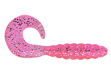Image of Apex Tackle Curly Tail Soft Bait, 10, 1in, Pink/Silver Flake, AP-CT1-68