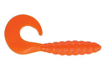 Image of Apex Tackle Curly Tail Soft Bait, 10, 2in, Orange, AP-CT2-11