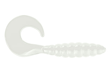 Image of Apex Tackle Curly Tail Soft Bait, 10, 3in, White, AP-CT3-8