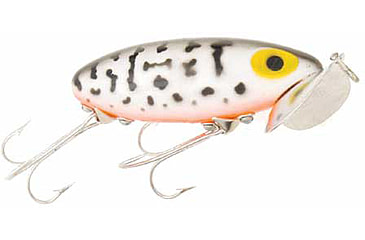 Image of Arbogast Jitterbug Topwater Lure, 2 1/2in, 3/8 oz, Floating, oachdog/Orange Belly, G600-09