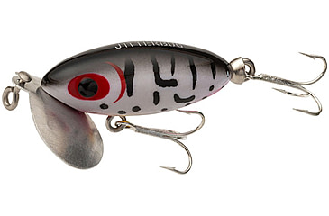 Image of Arbogast Jitterbug Topwater Lure, 2in, 1/4 oz, Floating, Wounded Coachdog, G630-CD