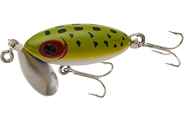 Image of Arbogast Jitterbug Topwater Lure, 2in, 1/4 oz, Floating, Wounded Frog, G630-FW