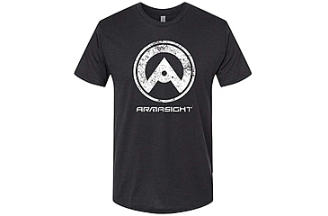 Image of Armasight Vintage Logo T-Shirt, Graphite Black, Large, AATSVINLXX