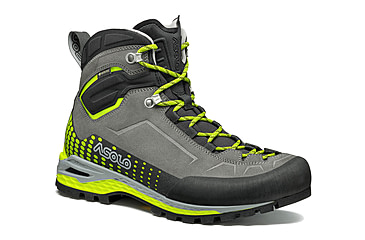 Image of Asolo Freney EVO MID LTH GV MM Hiking Boots - Mens, Graphite/Green Lime, 10.5, A01074-627-105