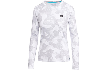 Image of AVID Sportswear Beachwood Avidry Long Sleeve Shirt - Womens, Shelter White, Small/Medium, WK12404SHWSM