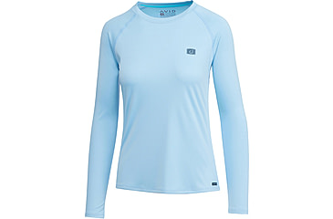 Image of AVID Sportswear Core Avidry Long Sleeve Shirt - Womens, Sky, Large, WK12400SKYLG