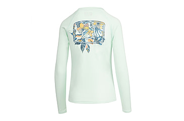 Image of AVID Sportswear Islamorada Avidry Long Sleeve Shirt - Womens, Seafoam, Extra Small, WK12402SFMXS