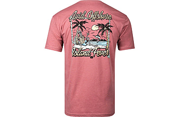 Image of AVID Sportswear Island Fever T-Shirt - Mens, Heather Coral, Large, MT12408HCOLG