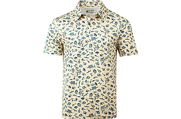 Image of AVID Sportswear Offshore Pacifico Polo - Mens, Bone, Extra Large, MK32414BONXL