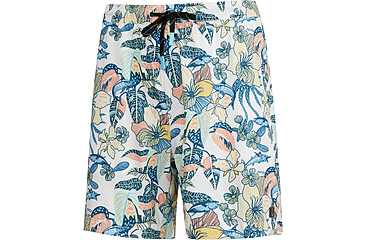 Image of AVID Sportswear Tortuga Volley Shorts - Mens, Islamorada White, Medium, MS12400IMWMD