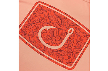 Image of AVID Sportswear Trophy Fish Avidry Long Sleeve Shirt - Womens, Guava, Medium, WK32408GUAMD