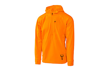 Image of Badlands Flex 1/2 Zip Hoodie 2.0 - Mens, Blaze, Large, 21-43194