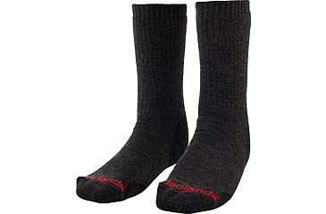 Image of Badlands Heavyweight Merino Crew Socks - Mens, Black, Medium, 21-44165