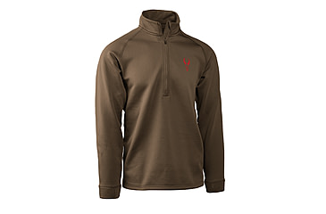 Image of Badlands Source Heavyweight 1/4-Zip Top - Mens, Mud, Medium, 21-43299