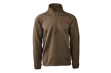 Image of Badlands Source Heavyweight 1/4-Zip Top - Mens, Mud, Medium, 21-43299