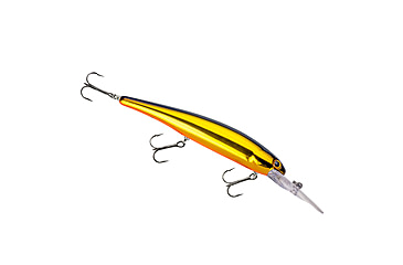 Image of Bandit Suspending Minnow Jig, 3/4oz, 4.625in, Gold BlackBack, BDTSM62