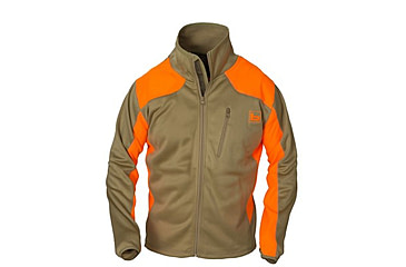 Image of Banded Softshell Full Zip Jacket - Mens, Blaze Orange, 3XL, B1010023-BLZ-3XL