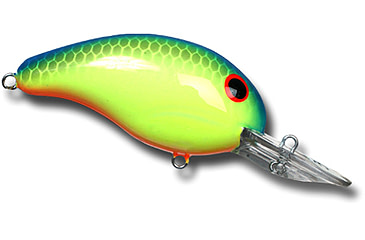 Image of Bandit 300 Series Crankbait, 2in, 1/4oz, Chartreuse Blue Back, BDT336