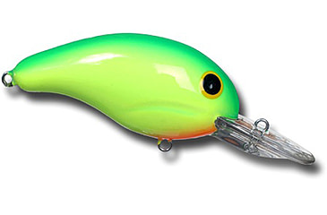 Image of Bandit 300 Series Crankbait, 2in, 1/4oz, Chartreuse/Green Back, BDT319