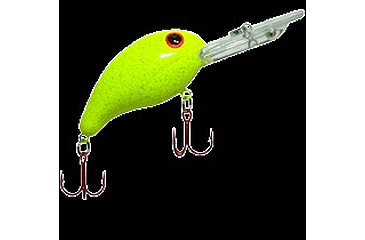 Image of Bandit 300 Series Crankbait, 2in, 1/4oz, Chartreuse Sparkle (Crappie), BDT3D47