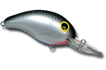 Image of Bandit 300 Series Crankbait, 2in, 1/4oz, Silver Minnow Sparkle, BDT376