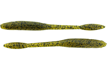 Image of Bass Assassin BANG Lures Litl Tapper, 4.5in, 12 per Pack, Green Pumpkin Bluegill, 4.5, TO83579