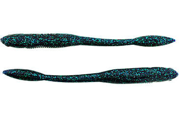 Image of Bass Assassin BANG Lures Litl Tapper, 4.5in, 12 per Pack, Junebug, 4.5, TO83415