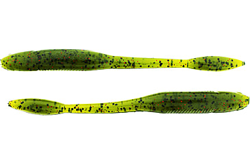 Image of Bass Assassin BANG Lures Litl Tapper, 4.5in, 12 per Pack, Watermelon/Red Glitter, 4.5, TO83410