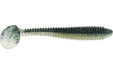 Image of Bass Assassin Lures Boss Shiner Swimbait, 4.7in, 5 per Pack, Bluegill Flash, 4.7, BSA17461