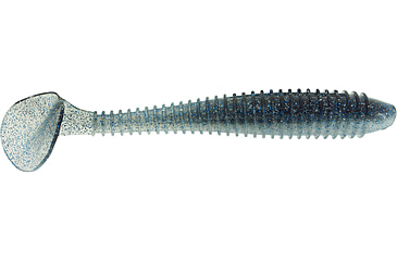 Image of Bass Assassin Lures Boss Shiner Swimbait, 4.7in, 5 per Pack, Smokin Shad, 4.7, BSA17314