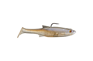 Image of Bass Mafia Daingerous Swimbait Loaded, Deep, Black Black Shad, 6, BMDLS-6DP-BBS