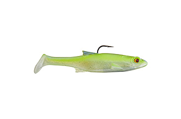 Image of Bass Mafia Daingerous Swimbait Loaded, Shallow, Chartreuse Blue, 6, BMDLS-6SH-CHB