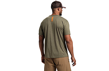 Image of Beretta Hardlines T-Shirt - Men's, Short Sleeve, Heather Mil Green, Small, TS219T189007AUS