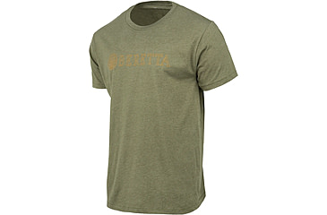 Image of Beretta Hardlines T-Shirt - Mens, Short Sleeve, Heather Mil Green, Small, TS219T189007AUS