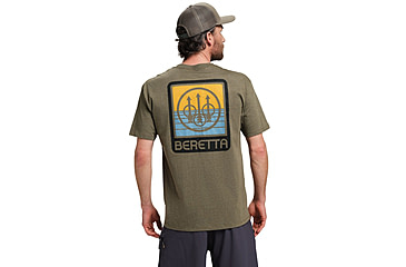Image of Beretta HorizonT-Shirt - Mens, Short Sleeve, Heather Mil Green, 3XL, TS224T189007AUXXXL