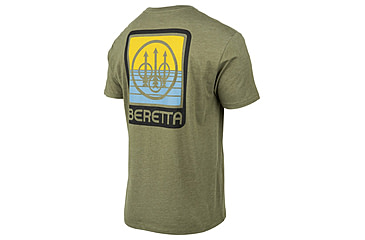 Image of Beretta HorizonT-Shirt - Mens, Short Sleeve, Heather Mil Green, 3XL, TS224T189007AUXXXL