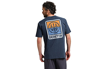 Image of Beretta HorizonT-Shirt - Mens, Short Sleeve, Navy Heather, 3XL, TS224T1890051YXXXL