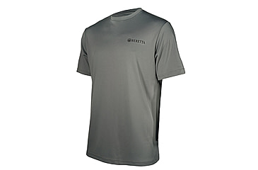 Image of Beretta Mens US Tech Short Sleeve T-Shirt, Grey Castlerock, Small TS541T13220911S
