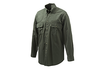 Image of Beretta TM Shooting Shirt L/S, Green, Small, LU152075610715S